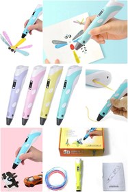 Resim MUHEN Ergonomik ve Fonksiyonel 3D Kalem Pen Üç Boyutlu Yazıcı Sanat İçin Yüksek Sıcaklıkta Plastik Eriyik 