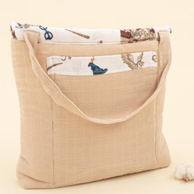 Resim Bebek Bakım Çantası - Kumsal Beji Muslin - Harry 