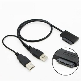 Resim Usb 2.0 to 7+6 13 pin Sata Cd - Dvd Room Çevirici Adaptör DC-276 