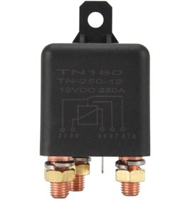 Resim Synodicmonth Araba Rölesi 12v 250a Sürekli Tip Yüksek Güçlü Motosiklet Akü Kontrol Anahtarı Terminali Otomotiv Marş Rölesi 