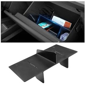 Resim Xuweiwei 1 Adet Ford Maverick Abs Reçineli Torpido Gözü Organizer Merkezi Konsol Depolama Tepsili Black 