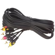 Resim 3 Rca + 3 Rca 5 Metre Kalın Kablo 