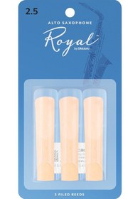 Resim D'addario Woodwinds Rjb0325 Royal Alto Saksafon Kamışı No: 2.5 Orta Seviye/eğitim - 3'lü Paket En Çok Tercih Edilen Sertlik Ve Dengeli Performans 