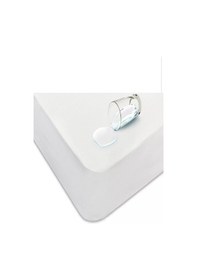 Resim Altın Karma Çift Kişilik Fitted Sıvı Geçirmez Micro Yatak Koruyucu Alez 160x200+30 Cm Beyaz 