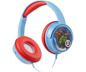 Resim Volkano Kablolu Mikrofonlu Kulaklık Marvel Avengers Kulaklık Lisanslı MV-6513-AV2 Hulk Iron Man Demir Adam Thor Yenilmezler 5 Adet Sticker Ile Birlikte 