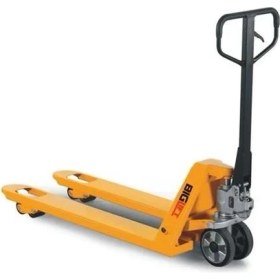 Resim Asil Metal Biglift Acer-25 2,5 Ton Kırmızı Teker Transpalet Döküm Pompa ile Narin Zeminler İçin İdeal 