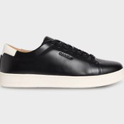 Resim Calvin Klein Deri Logolu Sneaker Ayakkabı HM0HM018590GK Erkek AYAKKABI HM0HM01859 0GK 