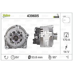 Resim Bmw Alternator Sarj Dinamosu Bmw X5 E70 X6 E71 M57 N57 12v 170a - Valeo 439605 