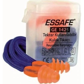 Resim Essafe Hem Gürültüye Hem Suya Karşı Tam Koruma Sağlayan Kulak Tıkacı GE1425 24DB En 352-2 & Ce 