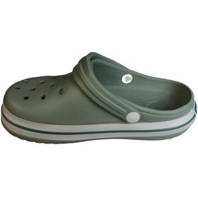 Resim Yazkış Kadın Gri Yeşil Kırmızı Doktor-hemşire-aşcı Cross Tarzı Terlik 001 