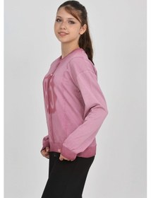 Resim Toontoy Kız Çocuk 85 Baskılı Sweatshirt Gülkurusu 