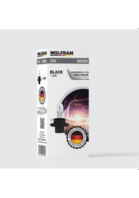 Resim Mfx6 Duylu Gösterge Ampulü Siyah 12v 1,2w 10 Adet - Wolfram 30105 