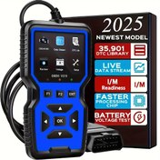 Resim 2025 Yeni OBD2 Tarayıcı Teşhis Aracı - Tüm OBD2 Fonksiyonelliği, Reset, Modlar 6 & 8, 1996 Sonrası Tüm OBDII/EOBD Arabalarla Uyumlu, Pil Olmadan 