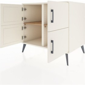 Resim Kronos Şifonyer 2 Raflı 4 Kapaklı 88x59x80 Aytaşı-aytaşı/çam Aytaşı/çam 