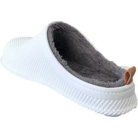 Resim Gezer 12464 Beyaz Erkek Kışlık Ev Içi Terlik 