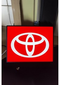 Resim Toyota Tasarımlı Gece Lambası Dekoratif Aydınlatma Çok Renkli 