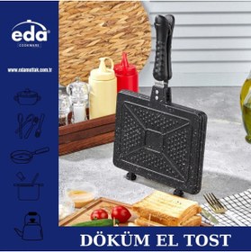 Resim Eda Döküm Ocaküstü El Tost Makinesi 