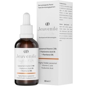 Resim Jeuvenile Aydınlatıcı Canlandırıcı Liposomal Vitamin C %5 Cilt Bakım Serumu 30ml 