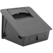 Resim Anjiexun Araba İç Mekan Gösterge Paneli Madeni Para Kutusu Sürücü Sol Depolama Kutusu Konteyner 