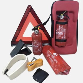 Resim Lima Trafik Seti Pro Ilk Yardım ve Söndürücü Tüp Muaneye Uyumlu 
