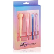 Resim eklips Renkli Makyaj Fırçası Seti 