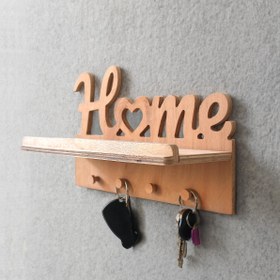 Resim Sodo Home Ahşap Antre Anahtarlık, Yapıştırılabilir Giriş Veya Mutfak Home Anahtar Düzenleyici, Mutfak Rafı 