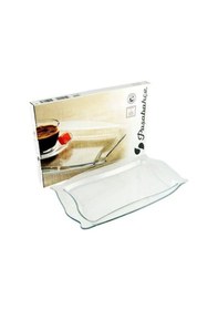 Resim Paşabahçe 10488 Dikdörtgen Cam Servis Sunum Tepsi 32 CM 3'lü 