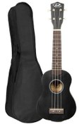 Resim Puka Pk-10 Soprano Ukulele Siyah (KILIF HEDİYE) 