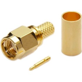 Resim Rf Konnektör - Rg-58 - Sma - Erkek 