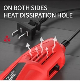 Resim Createtech 220v Dıy Isı Tabancası - Elektrikli Sıcak Hava Aracı - Isı Tabancası 1 - Renkli Model 