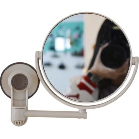 Resim Galaxxy Banyo Aynası Kozmetik Ayna 1x/3x Büyütme Vantuz Ayarlanabilir Çift Taraflı Banyo Aynası (Yurt Dışından) 