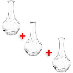 Resim 3 Adet Dekoratif Cam Vazo Yükseklik 17 Cm Küçük Çiçek Vazosu Ikea 