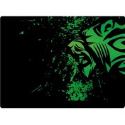 Resim Oyuncu Mausepad Rakoon Razer Yeşil Desenli Oyuncu Mouse Pad 32X24 cm Kaymaz Dikişli 1 Kalite 