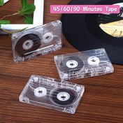 Resim Standart Kaset Rengi Boş Bant Oynatıcısı 45/60/90 Dakikalık Manyetik Ses Bantı Açık Depolama Kutusu Konuşma Müzik Kaydı için 
