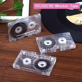 Resim Standart Kaset Rengi Boş Bant Oynatıcısı 45/60/90 Dakikalık Manyetik Ses Bantı Açık Depolama Kutusu Konuşma Müzik Kaydı için 