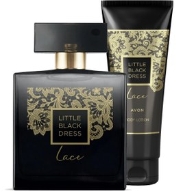 Resim Avon Little Black Dress Lace Kadın Parfüm ve Vücut Losyounu Paketi 