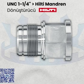 Resim Unc 1-1/4" > Hilti Mandren Karot Ucu Dönüştürücü Adaptör 