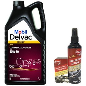 Resim Mobil Delvac 10W-30 Legend Commercial Vehicle 7 L + Gojo Araç Bakım Seti 