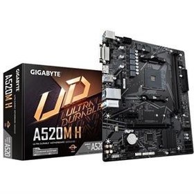 Resim Gigabyte A520M H D4 AM4 Dvi Hdmi 