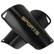 Resim 2 Adet Futbol Tekmelikler Futbol Tekmelik Koruma Pedleri Çocuklar Yetişkinler Tekmelik Koruma Levhası Siyah 