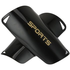 Resim 2 Adet Futbol Tekmelikler Futbol Tekmelik Koruma Pedleri Çocuklar Yetişkinler Tekmelik Koruma Levhası Siyah 