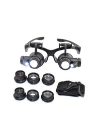 Resim Nikula-Gözlük Modeli 10X 15X 20X 25X Lens.2Led Işıklı.Büyüteç 