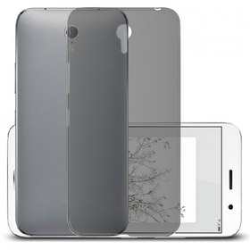 Resim General Mobile Discovery One 4G Kılıf Soft Silikon Şeffaf-Siyah Arka Kapak 
