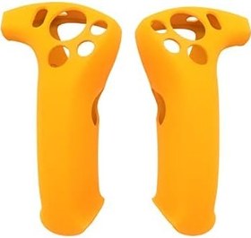 Resim PSVR2 Silikon Koruyucu Kılıf Playstation VR2 Aksesuarları için Rahat Kaymaz Kavrama Kapağı (Turuncu) 