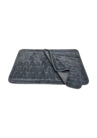 Resim Banyo Paspası 2'li Set Harmony Antrasit Çok Renkli 