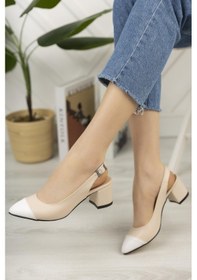 Resim Muggo Sharon Garantili Kadın Günlük Topuklu Ayakkabı 001 