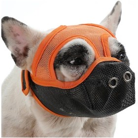 Resim Geeroyoo Köpek Ağızlığı: Isırma, Çiğneme Ve Hava Alma Engelleme, Pvc Ağ Yapısı, Hafif Ve Rahat, Siyah Turuncu Renk Seçenekleri. Turuncu 