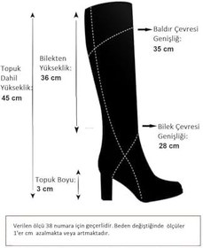 Resim fox SHOES T848443409 Klasik Kadın Çizme 