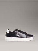 Resim Calvin Klein Erkek Chunky Cupsole Deri Sneaker Ayakkabı - Siyah 