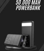 Resim Teknorot Teknorod Taşınabilir Powerbank 50.000 mAh 4 Girişli Hızlı Şarj Led Göstergeli Fenerli Şarj 
